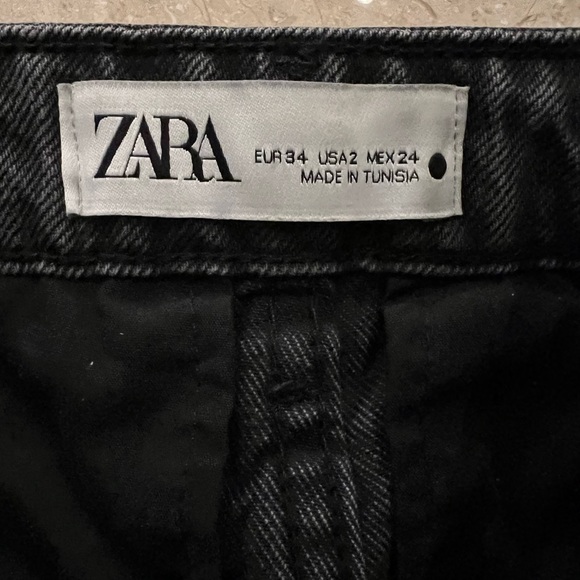 ZARA BALLOON JEAN Size 2 US - Picture 4 of 4